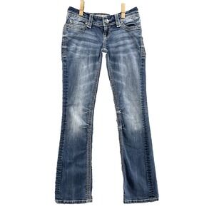 Buckle Women's Boot Cut Jeans - Classic Blue